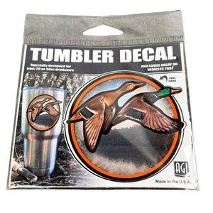 Duck Decal Sticker Wildlife Nature Hunting Tumbler or Car Waterproof 3 inch NIP